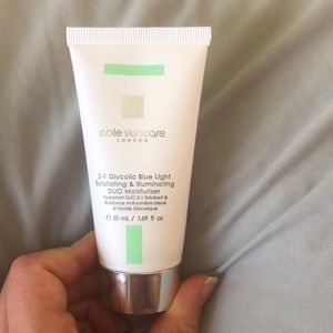 Able Skincare London 2-1 Glycolic Blue Light Exfoliating Duo Moisturizer 1.69oz